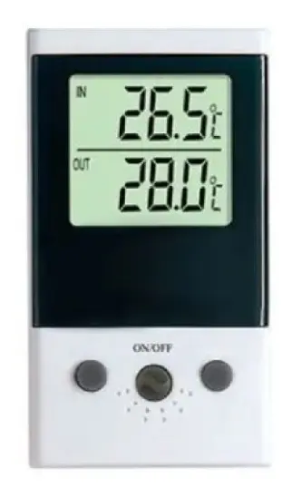 TERMOMETRO DUAL SCREEN TEM. INTERIOR Y A DISTANCIA - Imagen 2