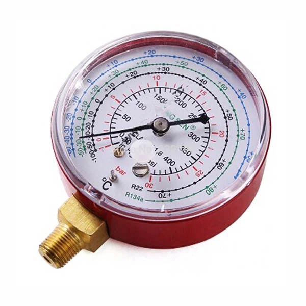 MANOMETRO ALTA (rojo) R12 R22 R502