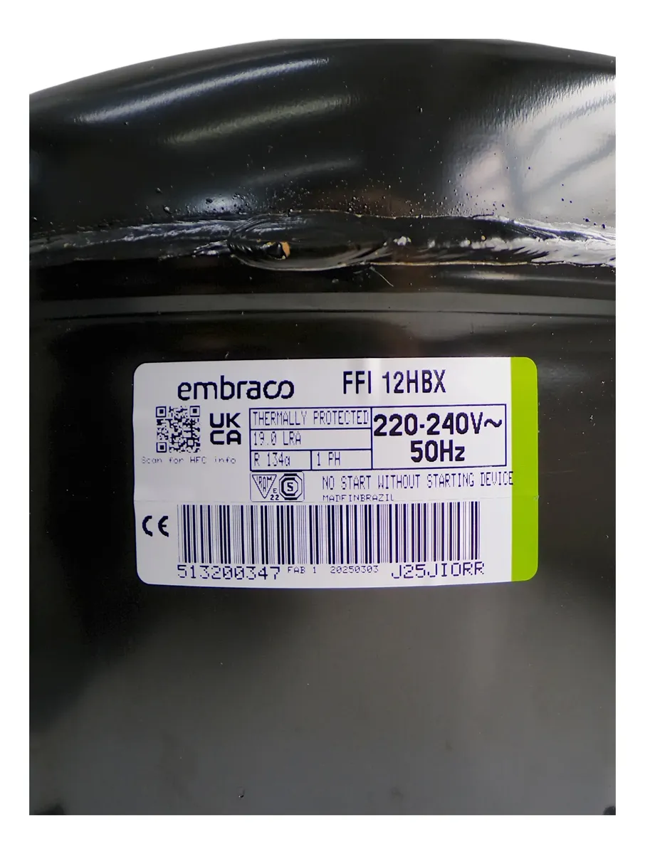 Motoc.EMBRACO 1/3+FFI-12-HBK--R134-capac - Imagen 2