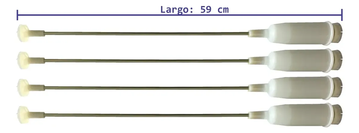 VARILLA SUSPENSION BLANCA LAV.LG WF T9000TWF T9003TD-WF T900 - Imagen 2