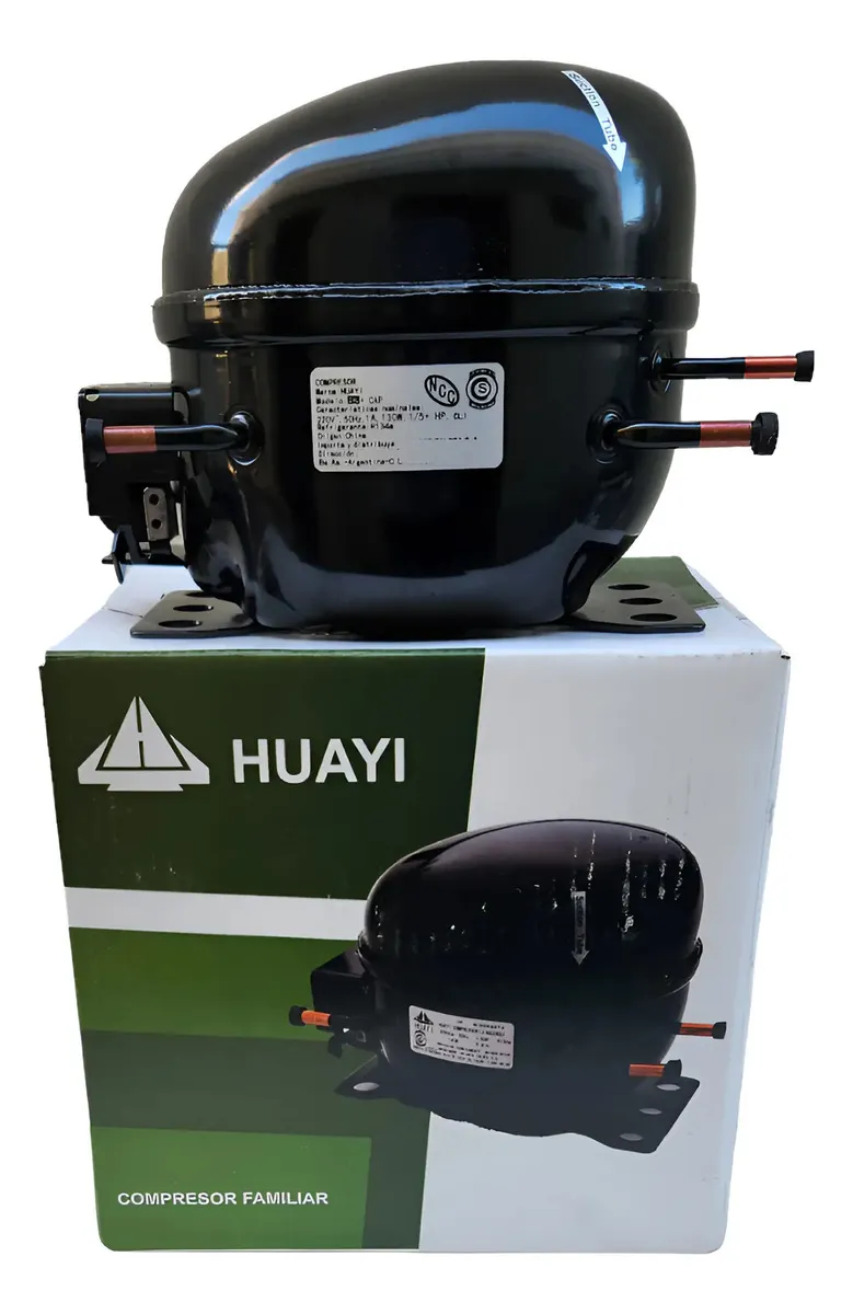 COMPRESOR HUAYI 1/10 HP CAP - R134