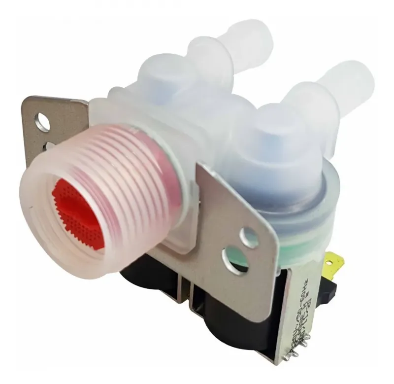 ELECTROVALVULA 2 VIAS SALIDA HORIZONT.180ºLG-DREAN-WHIRLPOOL